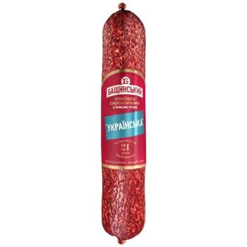 Bashchynsky Ukrainian Sausage with Poultry Meat Raw-smoked Premium Grade 270g - buy, prices for Auchan - photo 1