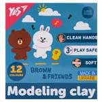 Yes Line Friends Plasticine 12 colours