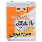 Сыр плавленый Вись Маасдам 55% 70г
