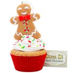 Підвіска декоративна Bona Di Пряниковий чоловічок на капкейку 6,5х6,5х12см
