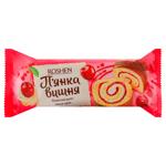 Roshen Cherry Liquor Sponge Roll with Cherry Cream Filling 180g
