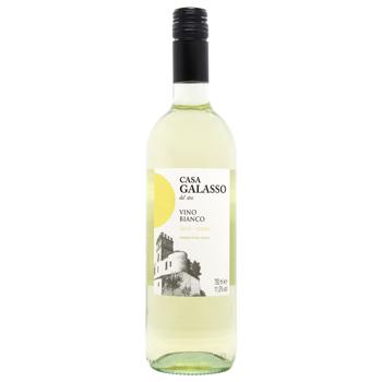 Casa Galasso Vino Bianco Semi-Sweet White Wine 11% 0.75l