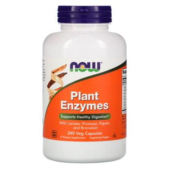 Энзими Now Foods Plant Enzymes 240 капсул - купить, цены на Biotus - фото 1