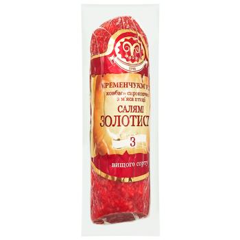 Farro Salami Golden Raw Smoked Sausage High Grade - buy, prices for Supermarket "Kharkiv" - photo 1