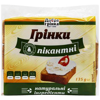 Грінки Добра грінка Пікантні 135г - купити, ціни на КОСМОС - фото 2