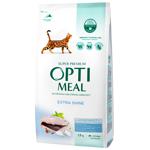 Optimeal Dry Food with Cod for Adult Cats 1.5kg