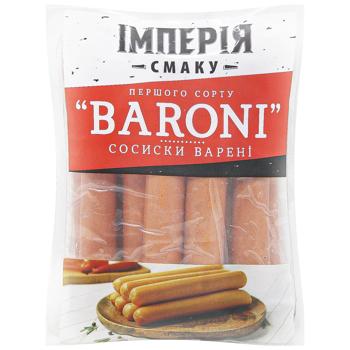 Сосиски Імперія смаку Baroni варені перший сорт - купити, ціни на Біотус - фото 1