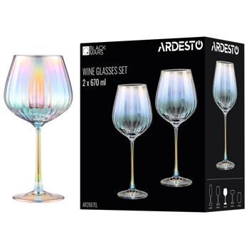 Glass Ardesto for wine 670ml China - buy, prices for COSMOS - photo 1