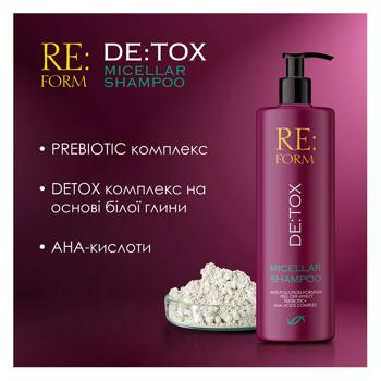 Re:form De:tox Detoxification of Hair Shampoo 400ml - buy, prices for - photo 3