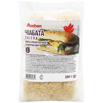 Auchan Frozen Light Ciabatta 100g x 2pcs