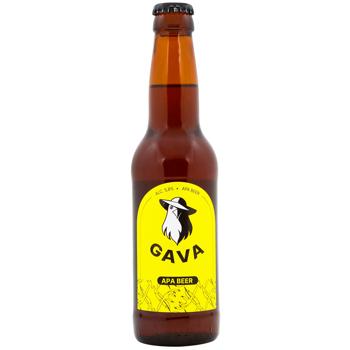 Beer Gava 6.1% 330ml glass bottle Ukraine - buy, prices for WINETIME - photo 1