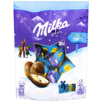 Шоколад молочний Milka у формі яйця 86г - купити, ціни на КОСМОС - фото 1
