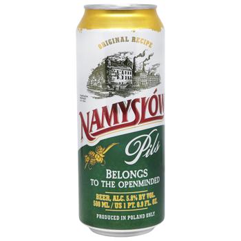 Namyslow Pilsner Beer 5.8% 0.5l - buy, prices for COSMOS - photo 1