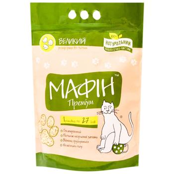 Muffin Premium Large Bentonite Cat Litter 4kg - buy, prices for MasterZoo - photo 1