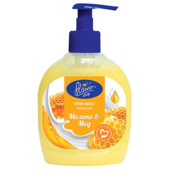 Flower Shop Milk and Honey Cream-Soap 300ml