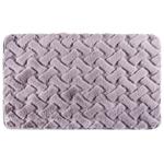 Tarrington House Faux Fur Gray Bath Mat 55x75cm