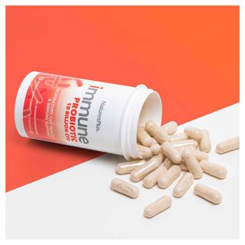 Пробиотики для поддержки иммунитета, Immune Probiotic, Nature's Plus, 10 млрд КОЕ, 30 капсул - купить, цены на Biotus - фото 3