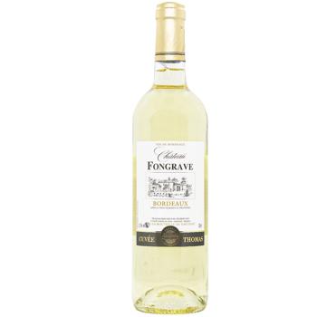 Вино Cuvee Thomas Fongrave Bordeaux белое сладкое 11,5% 0,75л