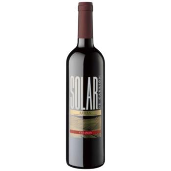 Вино Solar Crianza Rioja красное сухое 13% 0,75л - купить, цены на Эпицентр FOOD - фото 1