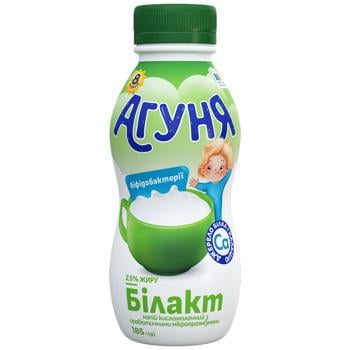 Agunia Bilakt Fermented Milk Drink with Probiotics 2.5% 185g - buy, prices for COSMOS - photo 1
