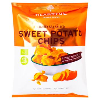 Heartful Organic Sweet Potato Chips 100g - buy, prices for WINETIME - photo 1