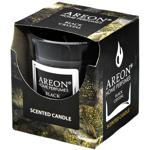 Свеча ароматическая Areon Black Crystal в стекле 120г