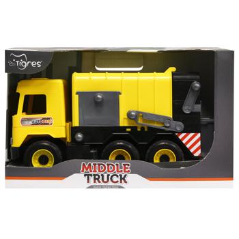 Игрушка Wader Middle Truck мусоровоз - купить, цены на МегаМаркет - фото 3