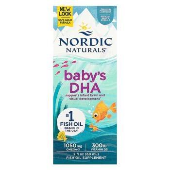 Nordic Naturals Baby's DHA Fish Oil with Vitamin D3 60ml - buy, prices for Biotus - photo 3