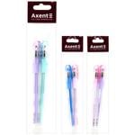 Axent Student Erasable Gel Ink Pen 2pcs