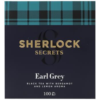 Чай черный Sherlock Secrets Earl Grey 2г*100шт - купить, цены на Auchan - фото 2