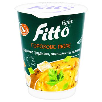 Пюре горохове Fitto Light з курячою грудкою, овочами та зеленню 40г - купити, ціни на METRO - фото 1