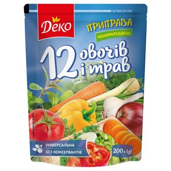 Приправа Любисток 12 Овощей и трав 200г - купить, цены на Эпицентр FOOD - фото 1