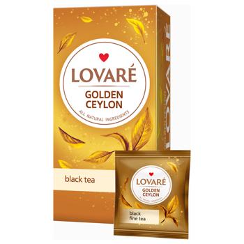 Lovare Golden Ceylon Black Tea 2g*24pcs - buy, prices for Epicentr FOOD - photo 2