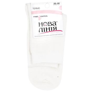 Носки Новая Линия Termo женские молочный р.35-39