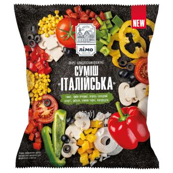 Смесь овощная Лимо Итальянская быстрозамороженная 400г - купить, цены на КОСМОС - фото 1