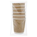 Inpack Set of 2-Ply Craft Paper Disposable Cups 185ml 6pcs White