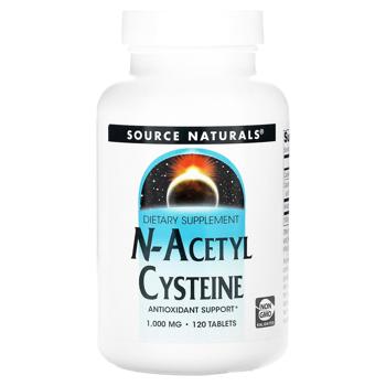 Source Naturals NAC N-Acetyl Cysteine 1000mg 120 tablets