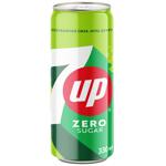 7up Zero Sugar Carbonated Drink 0.33l