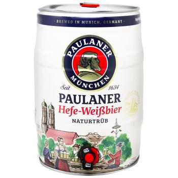 Paulaner Hefe-Weissbier Unfiltered Beer 5.5% 5l - buy, prices for WINETIME - photo 1