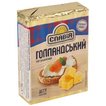 Slavia Dutch Processed Cheese 38% 70g - buy, prices for Auchan - photo 1