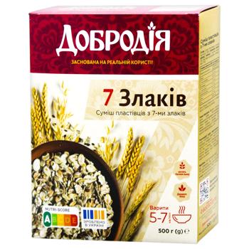 Суміш пластівців Добродія 7 Злаків 700г - купити, ціни на NOVUS - фото 4
