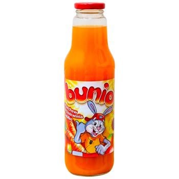 Bunio Carrot-Peach-Apple Juice 0.75l - buy, prices for Grono - photo 1