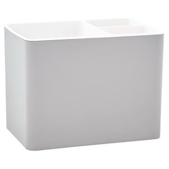 Подставка под столовые приборы Алеана Плюс какао/белая роза - купить, цены на METRO - фото 2