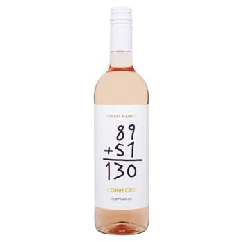 Correcto Tempranillo Rose Dry Wine 12.5% 0.75l - buy, prices for NOVUS - photo 1