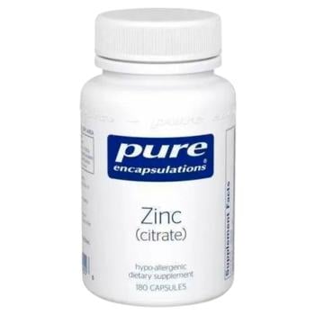 Pure Encapsulations Zinc Citrate 30mg 180 capsules