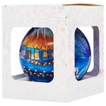 Шар ёлочный Різдвяні Історії Зимний дом 10см