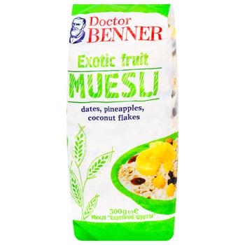 Doctor Benner Exotic Fruit Muesli 300g - buy, prices for EKO Market - photo 2