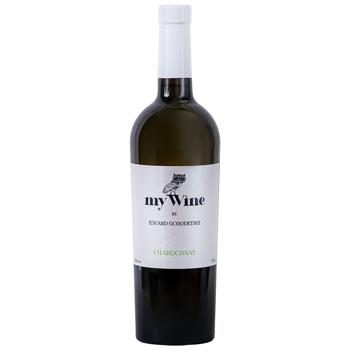 My Wine by Eduard Gorodetsky Chardonnay White Dry Wine 12.5% 0.75l - buy, prices for WINETIME - photo 1