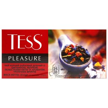 Tess Pleasure black tea 25pcs*1.5g - buy, prices for Chudo Market - photo 7