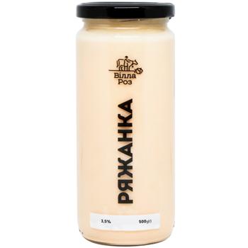 Ряжанка Вілла Роз 3,5% 500г - купити, ціни на КОСМОС - фото 1